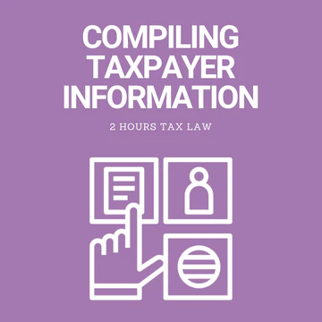 Bilingual Compiling Taxpayer Information